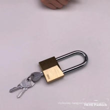 Top security Long Shackle Rhombus/Diamond Shape brass padlock for outdoor lock